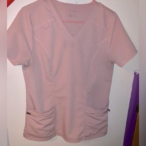 Jaanuu Pink Scrub Top (Small)